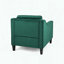 Fauteuil club en velours - vert