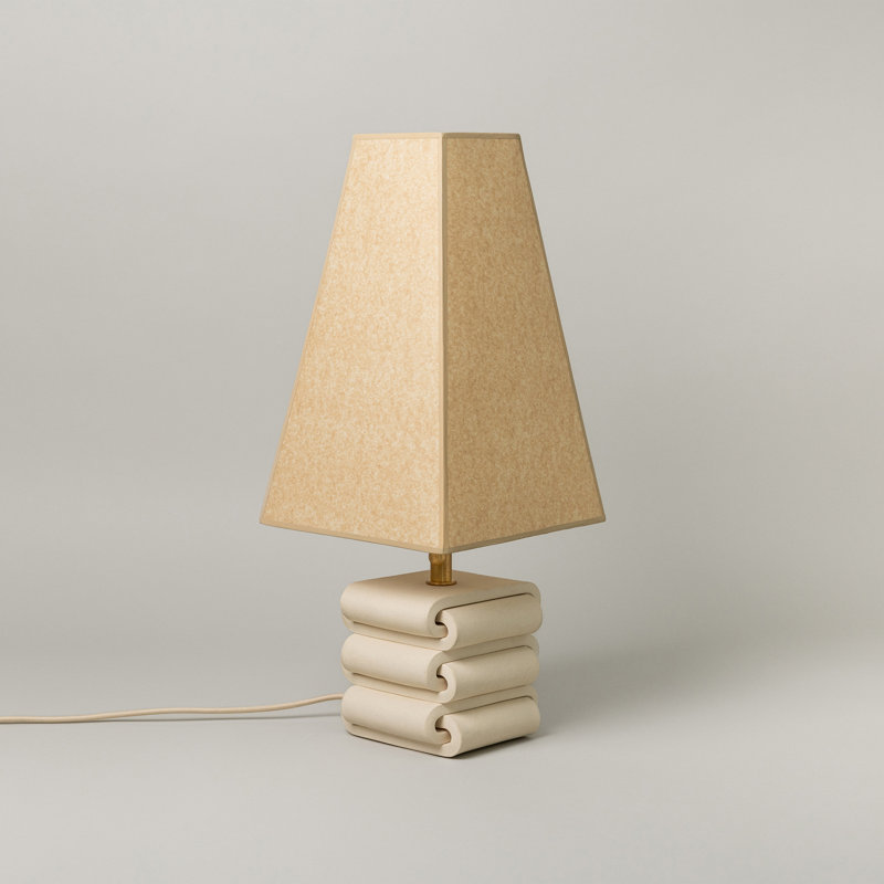 Gio Table Lamp, Kraft, Bone