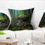 Coussin foncé imprimé forêt sombre-1411237297-1411237301