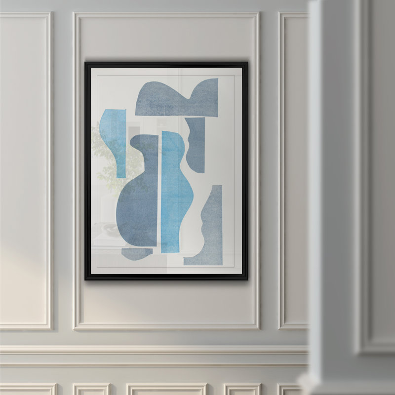 «Pottery Forms III», reproduction sur toile, H 18,5 po x l 24,5 po x P 1,5 po, Cadre noir
