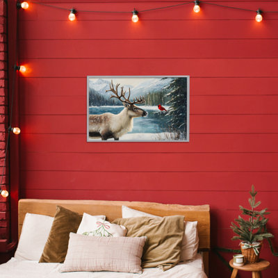 «Christmas Conversation In Wild», dessin de Petal Prints Design