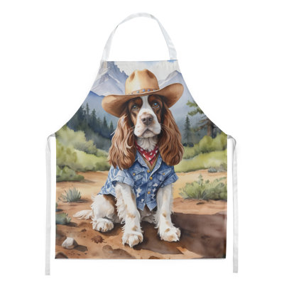 Tablier de bienvenue Cocker Spaniel Cowboy