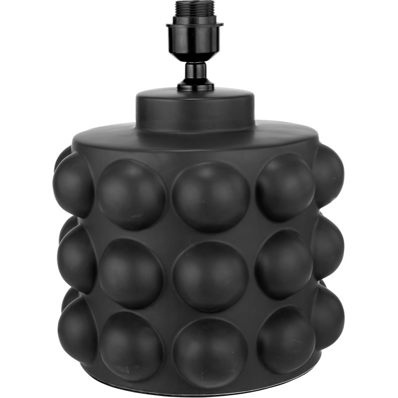 Serenity Ceramic Table Lamp, Black