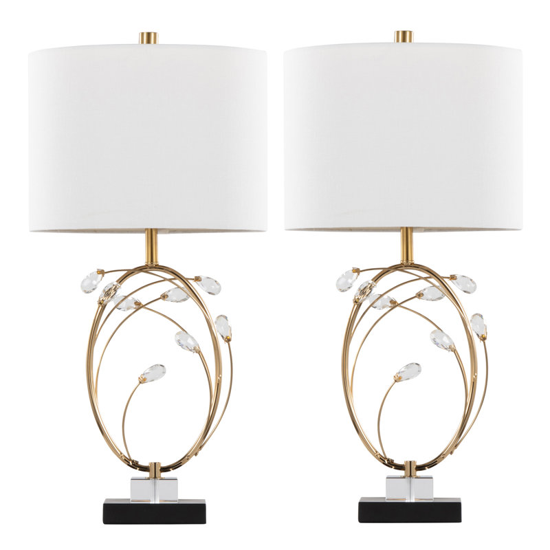 Crystal Table Lamp - Set of 2