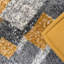 Resendez Machine Woven Mustard/Ochre/Grey Indoor Rug-55989867