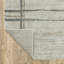 Tapis tissé à la machine 5 pi x 8 pi gris sarcelle à motif géométrique beige et brun clair