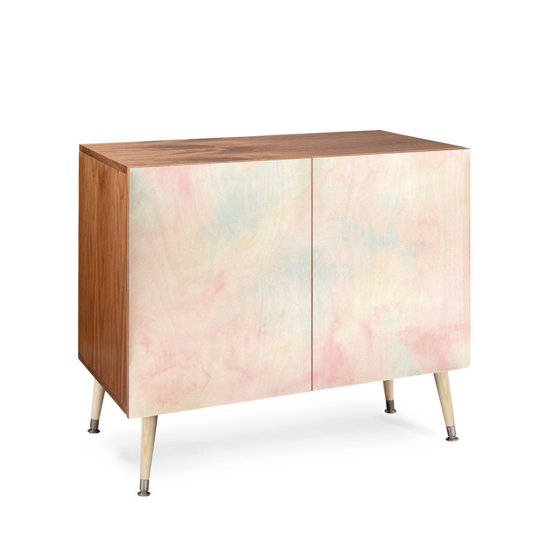 Crédence Jacqueline Maldonado Atmosphere Fiery Opal, Rose / bleu / brun clair