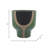 Boho 10" Emerald Ceramic Planter in Mushroom Shape-2016290455