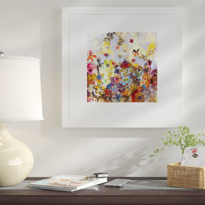 'Garden of Honesty' Framed Oil Painting Print