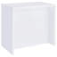 Bar à domicile Anga, 6 tablettes, 12 porte-bouteilles, verres à pied, blanc, 47 po-129605809