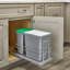 Rev-A-Shelf Undermount Pullout Trash Can Recycle Bin w/ Soft-close