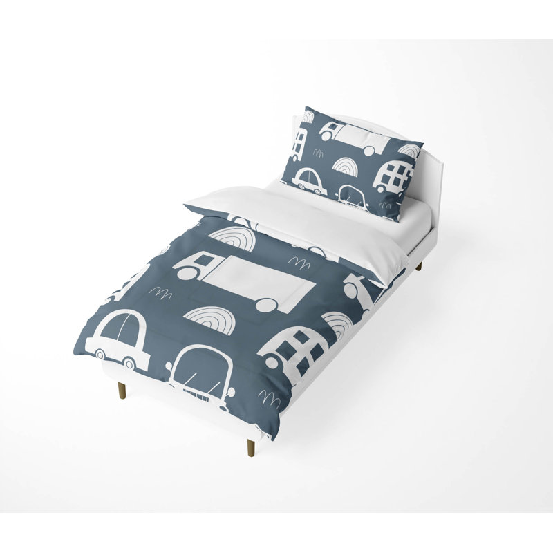 Traffic Comforter Set, Blue