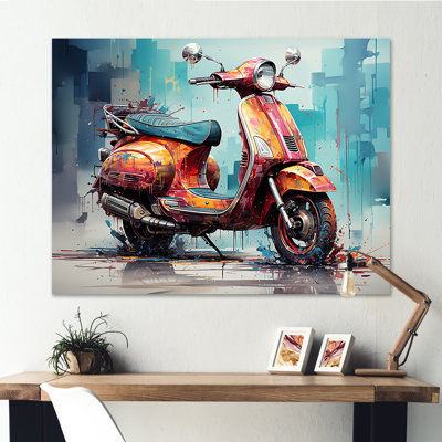 " Graffiti Scooter Delight I "