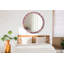 Huldar Glass Flat Wall Mirror