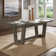 Cipolla 72" Wood Finish Rectangular Dining Set - 7-Piece, Dining Table, Beige Fabric Arm Chairs And Side Chairs