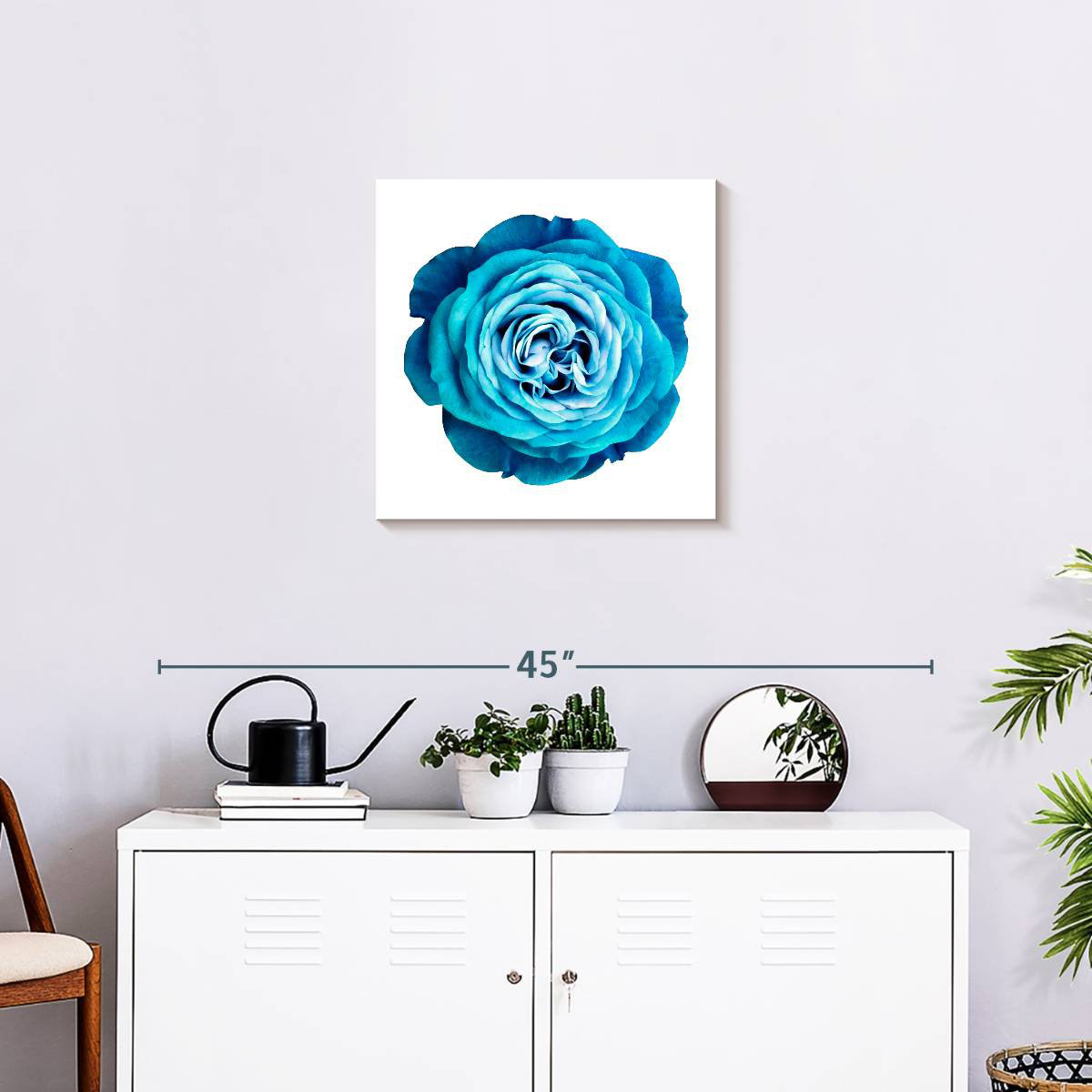 Lark Manor Harnek Gradient Blue Rose - Wayfair Canada