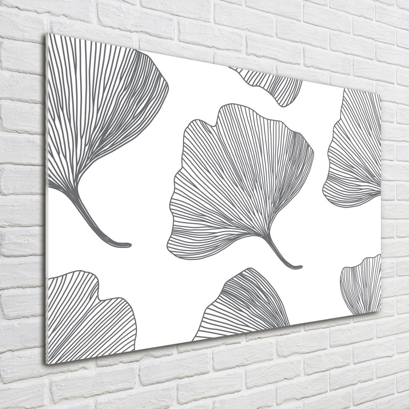 Ginkgo - No Frame Print on Glass