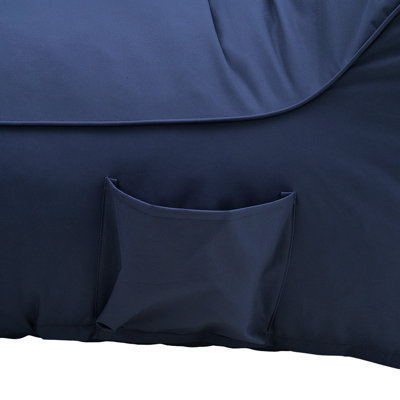 130 cm Linen Blend Bean Bag Chair