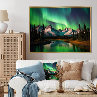 Yukon Dream Aurora II - reproduction sur toile
