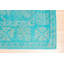 Tapis oriental turquoise en laine touffeté à la main Bachar-28666559