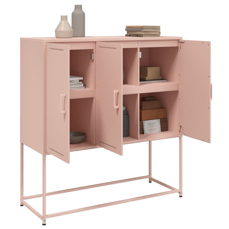 Storage Cabinet, Antique pink and pink