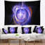 Tapisserie bleue supernova explosion Abstract-28505329