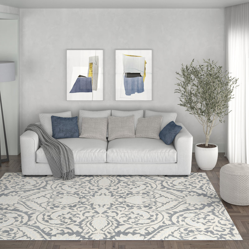 Tapis gris Taliyah, Rectangle 7 pi 10 po x 10 pi 3 po