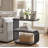 C-Shaped Side Table, 3-Tier Narrow End Table For Living Room-119409560-123293047