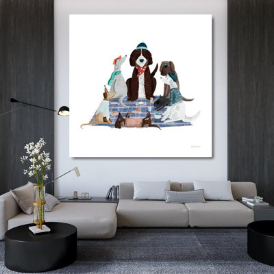«Red Barrel Studio® Thorns» par Becky Gallery, art sur toile tendue: Picnic
