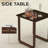 Outdoor Aluminum Patio Furniture Set, 5-Seats Patio Conversation Sofa Set with 1 Coffee Tables -1162768136