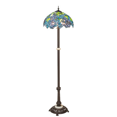 Lampe sur pied 62 po Tiffany Wisteria