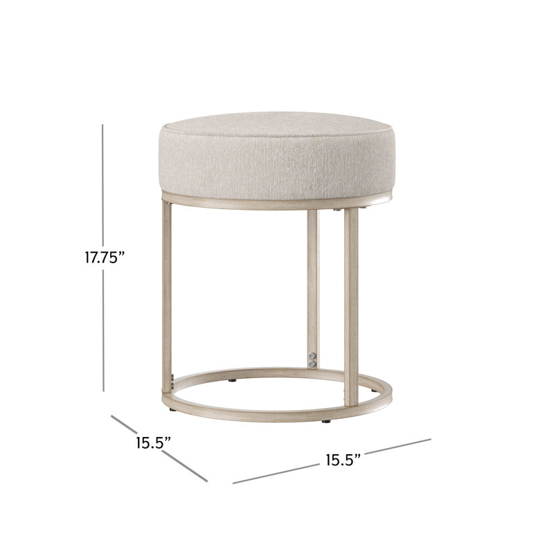 Louey Metal Accent Stool