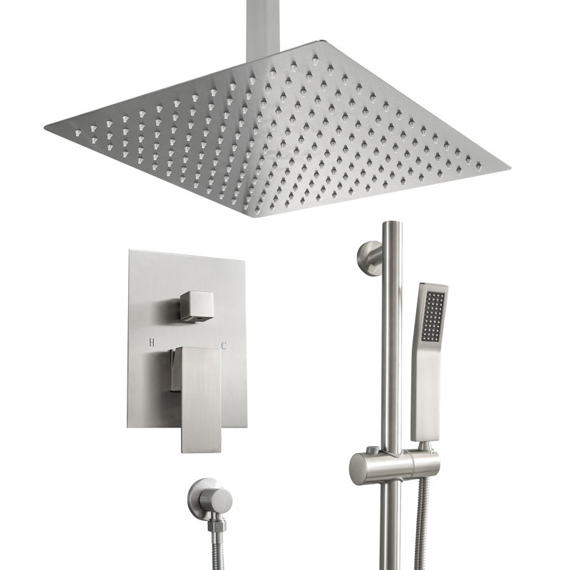 Dual Shower Head 1.8 GPM GPM, Brushed Nickel