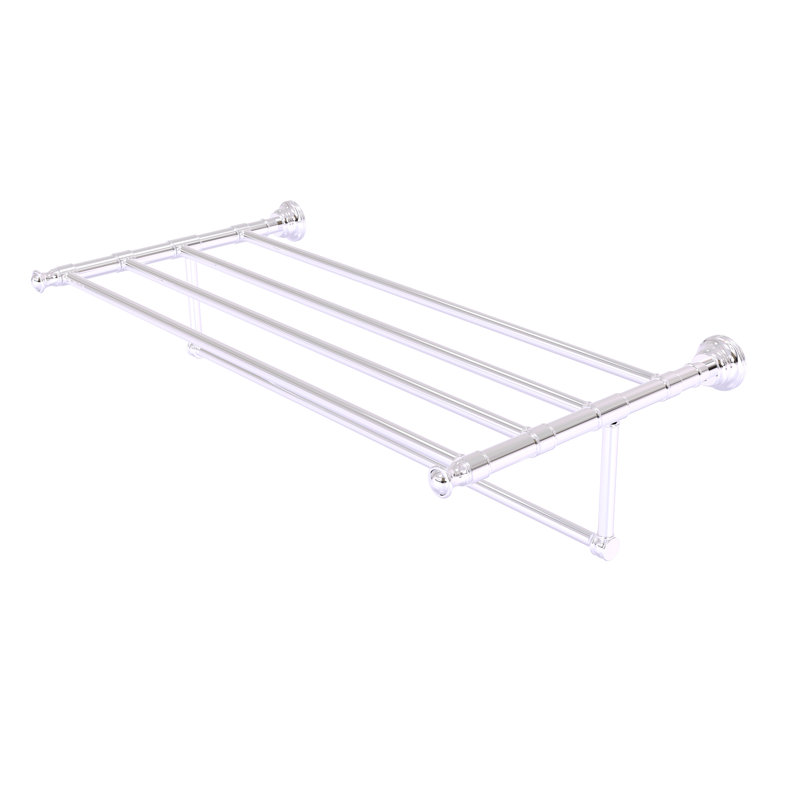 Porte-serviettes mural Freyja, Chrome poli, P 13,7 po x l 32 po x P 6,5 po