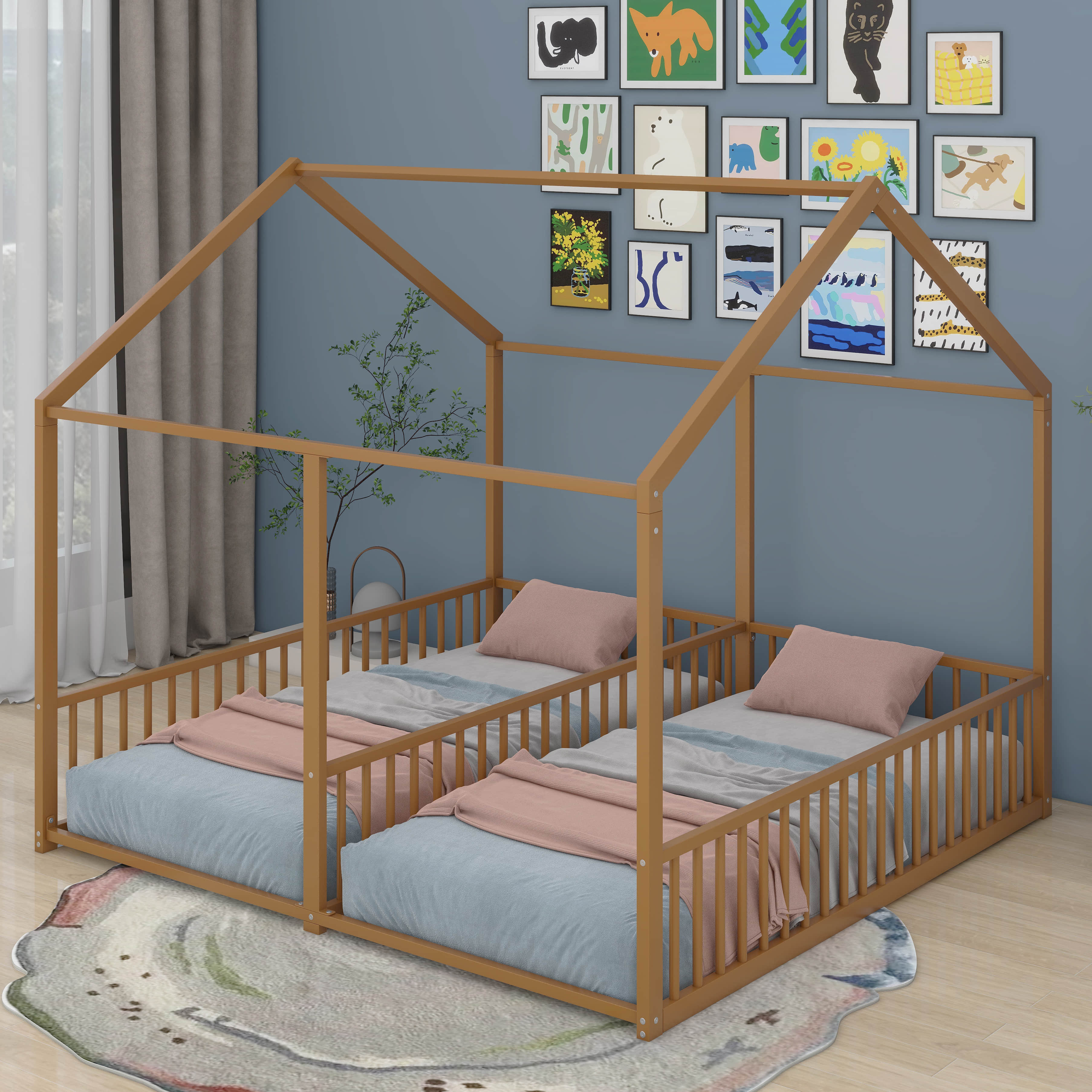 Isabelle & Max™ Akieba Metal Storage Bed - Wayfair Canada