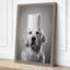 Toilet Paper Dog Modern - Wrapped Canvas-1711901395-1711901396