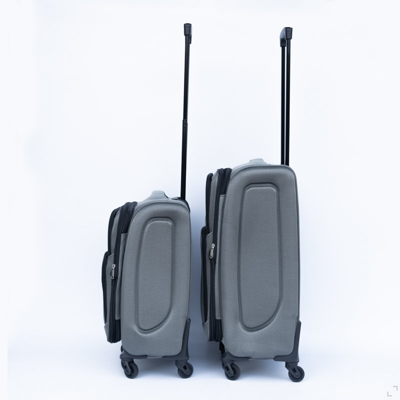 (20 + 24) Ensemble de valise deux pièces Valise à roulettes sans verrou universel