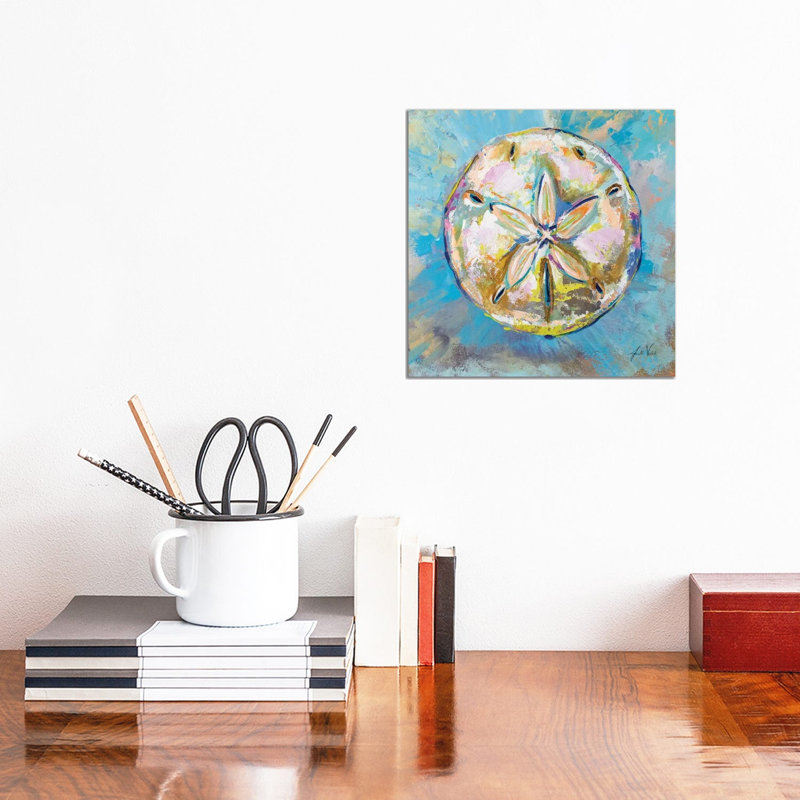 Sand Dollar by Jeanette Vertentes - Wrapped Canvas Gallery-Wrapped Canvas Giclée, 30.48 cm H x 30.48 cm W