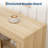 35.4-Inch Sideboard Buffet Cabinet with Storage and 2 Glass Doors - Wood Coffee Bar Unit for Living Room, Kitchen or Hallway