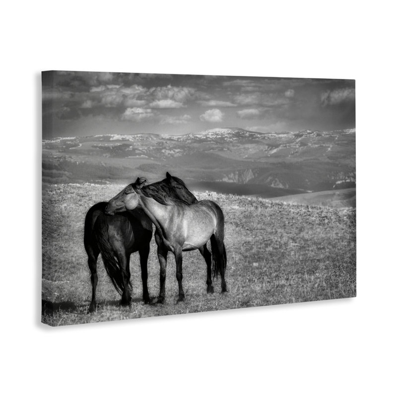 «Focused Horse Duo», conception par Wendy Caro, H 20 po x l 30 po