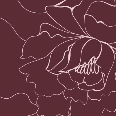 Adhésif mural floral et botanique