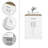California 2 Piece Kitchen Set, Kitchen Island + Kitchen Pantry-9736568