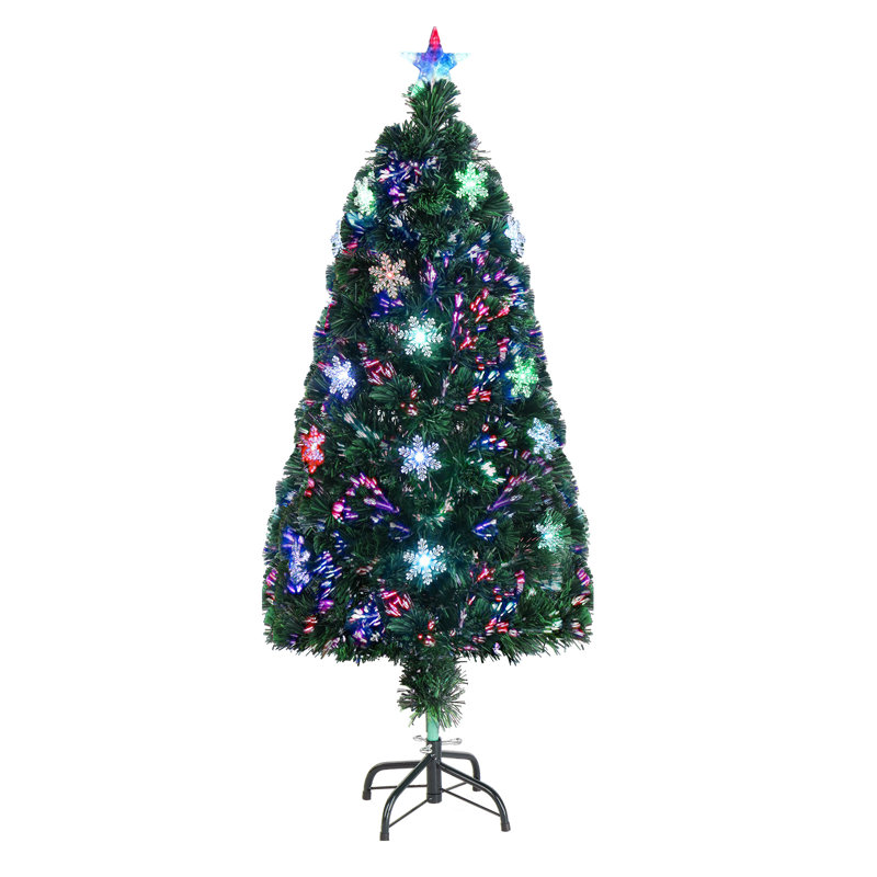 Lighted Artificial Pine Christmas Tree