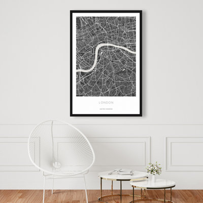 " Graphic Map Of London "