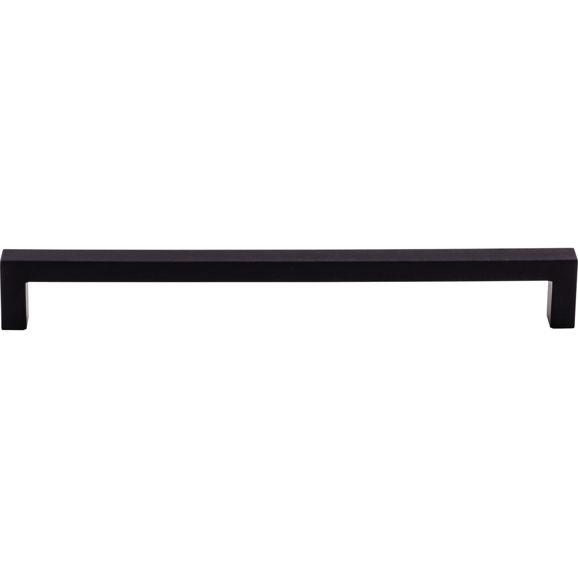 Square Bar pull, 8 13/16" Center to Center, Flat Black