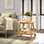 Ensemble de 3 tables basses, 2 tables basses et 2 tables de bout, finition chêne naturel-131261835-131261838