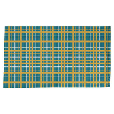 Plaid Cotton Blend Tablecloth