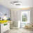 17" 5-Blade White LED Ceiling Fan With Remote Control