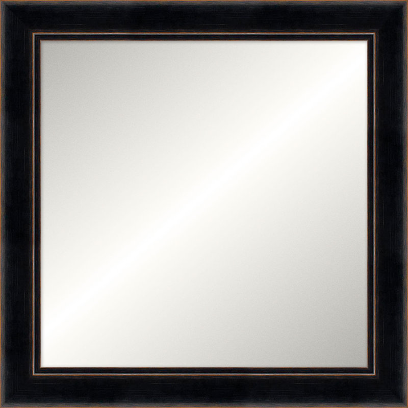 Weston Solid Wood Mirror, Square, 27.25" x 27.25"
