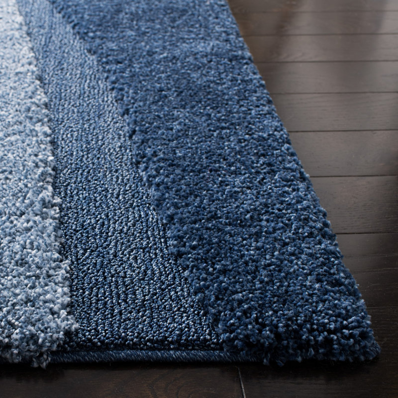 Kerio Shag Performance Abstract Rug, Rectangle 5'3" x 7'6"